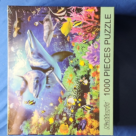 Nattork Other - NWT Sealed, 1000 piece NATTORK Ocean Sea Life Puzzle